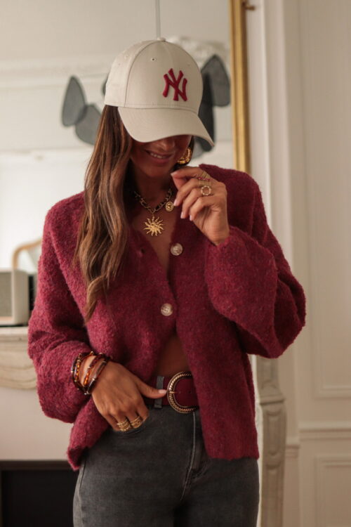 Gilet Meredith Bordeaux