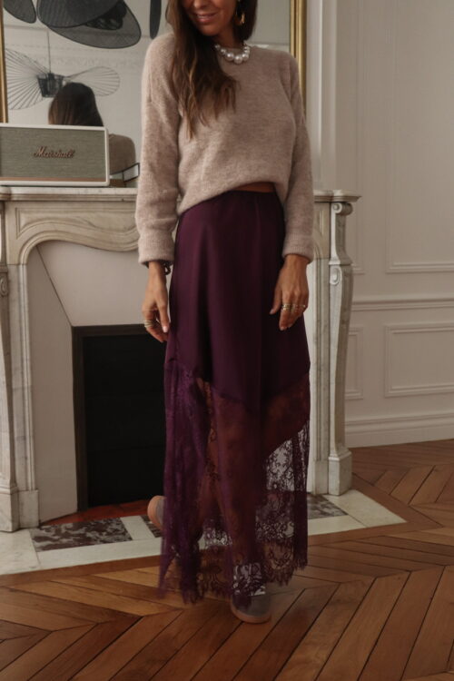 Jupe Jamie prune