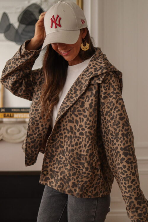 Veste Malone leopard