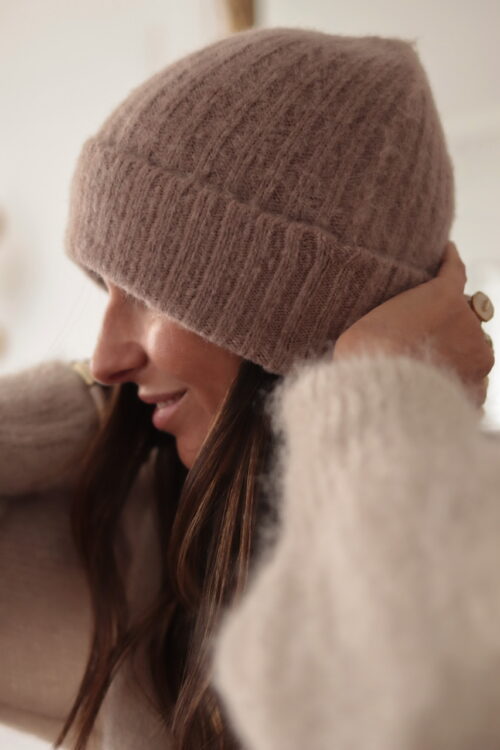 Bonnet Frida taupe
