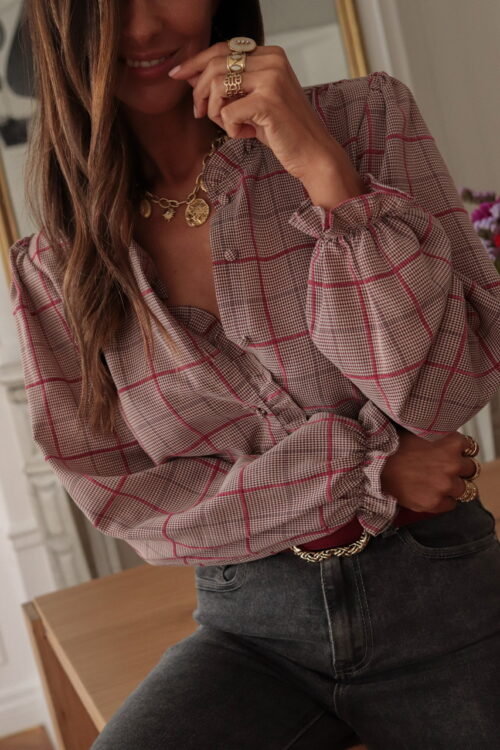 Chemise Jayne à carreaux