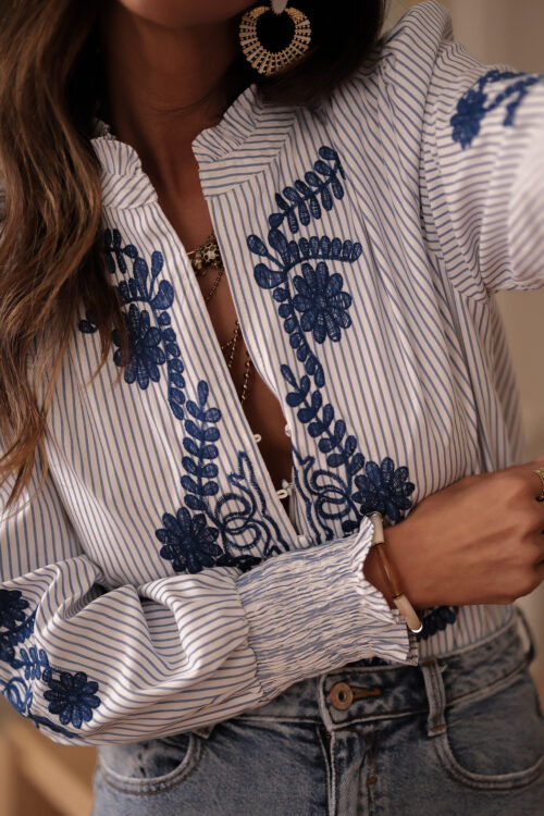 Blouse Monica rayée