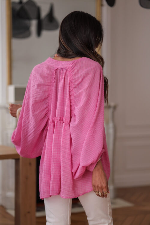 Blouse Ella rose fuchsia