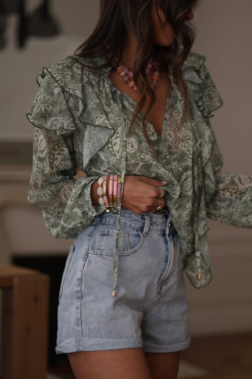 Blouse Séna verte