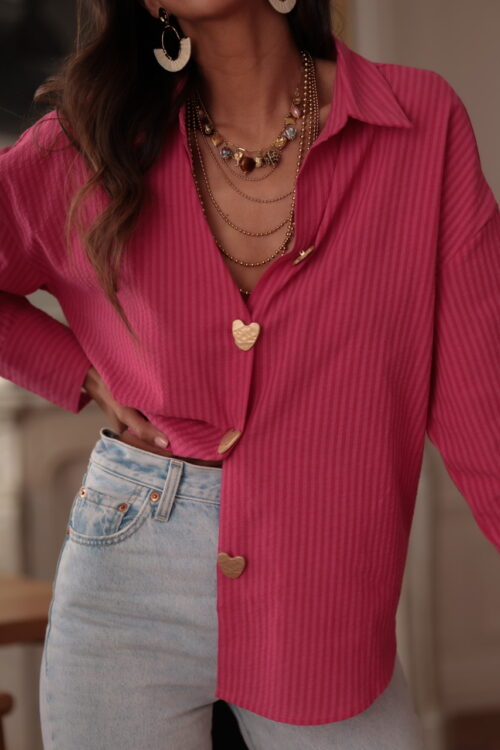 Chemise Love rose