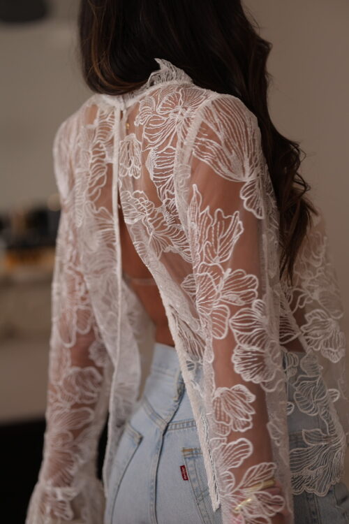 Blouse Justina en dentelle