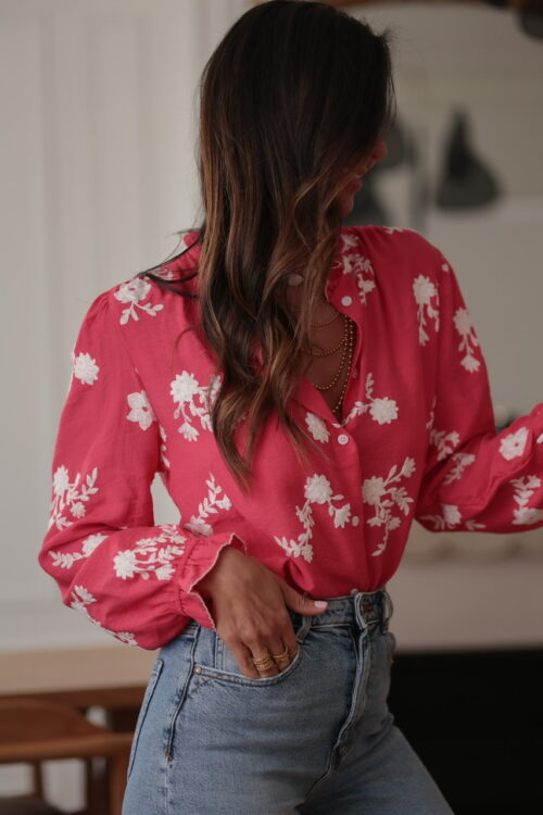 Blouse Ava framboise