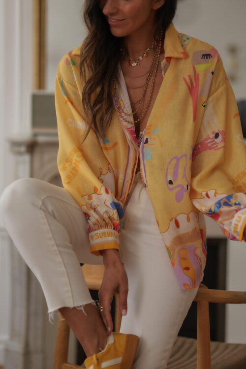 Chemise Idalie jaune