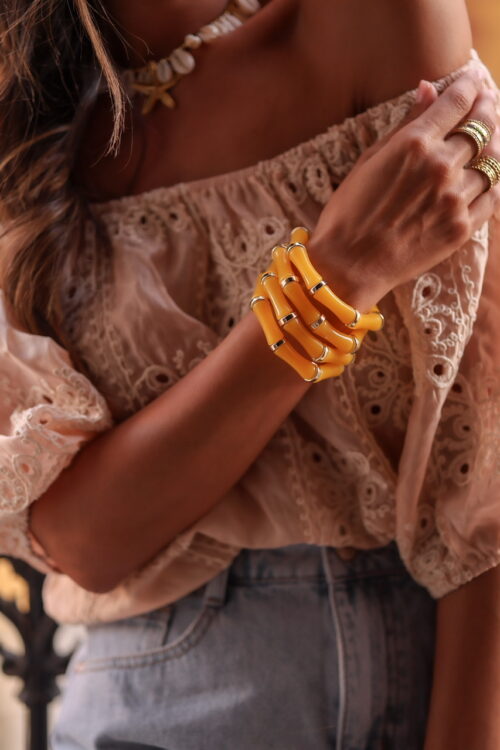 Bracelet Deva jaune