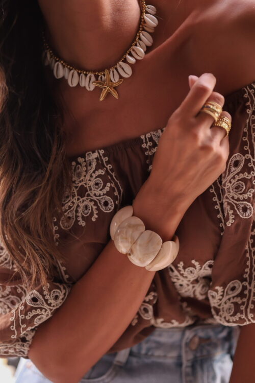 Bracelet Séville beige
