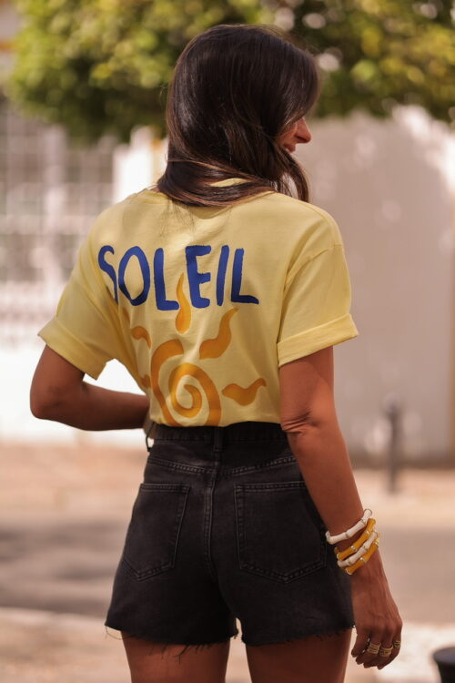 Tee-shirt Soleil jaune