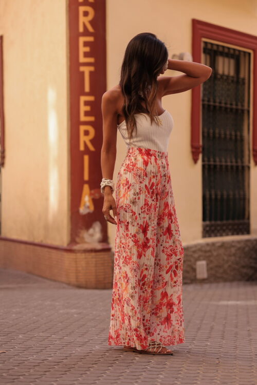 Pantalon Peyton corail