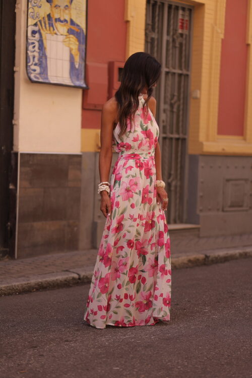 Robe Laly à fleurs