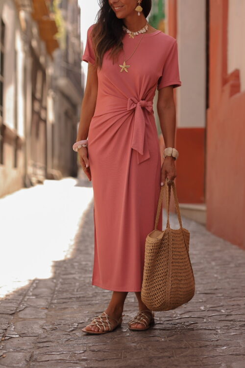 Robe Rhéane rose